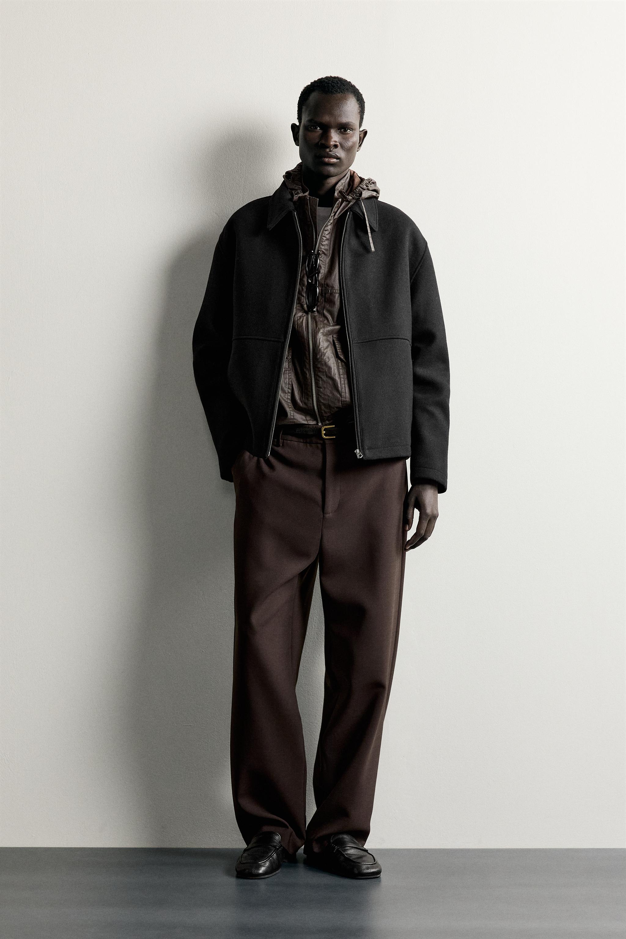 WOOL-BLEND REGULAR FIT JACKET